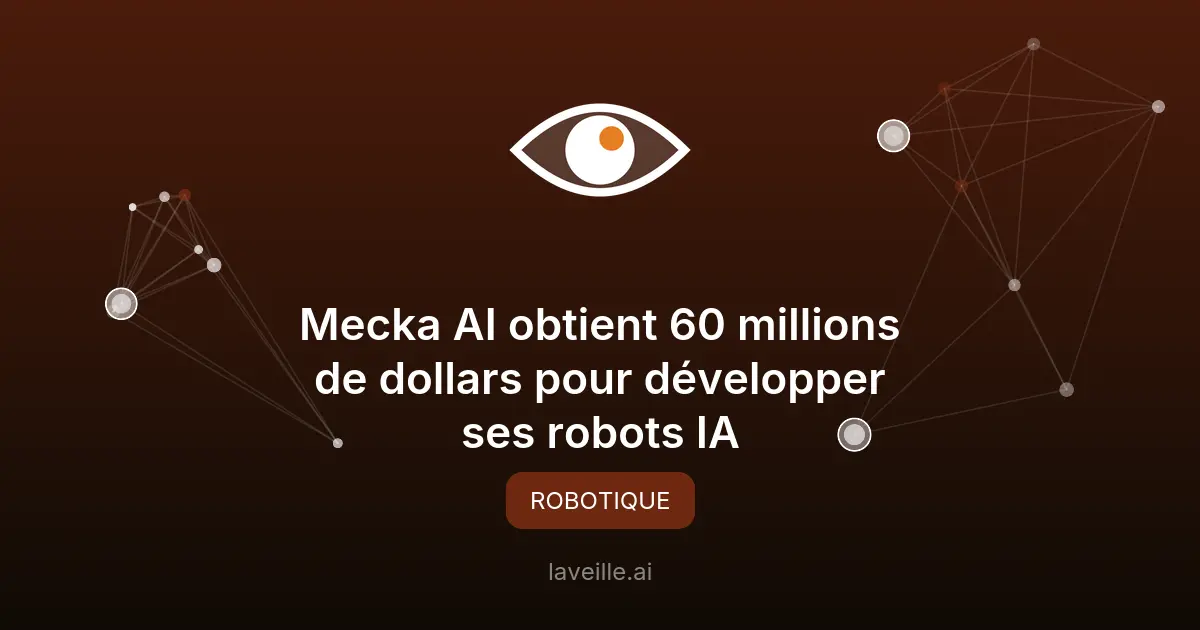 Mecka AI lève 60M$ pour des robots IA basés sur mouvements humains
