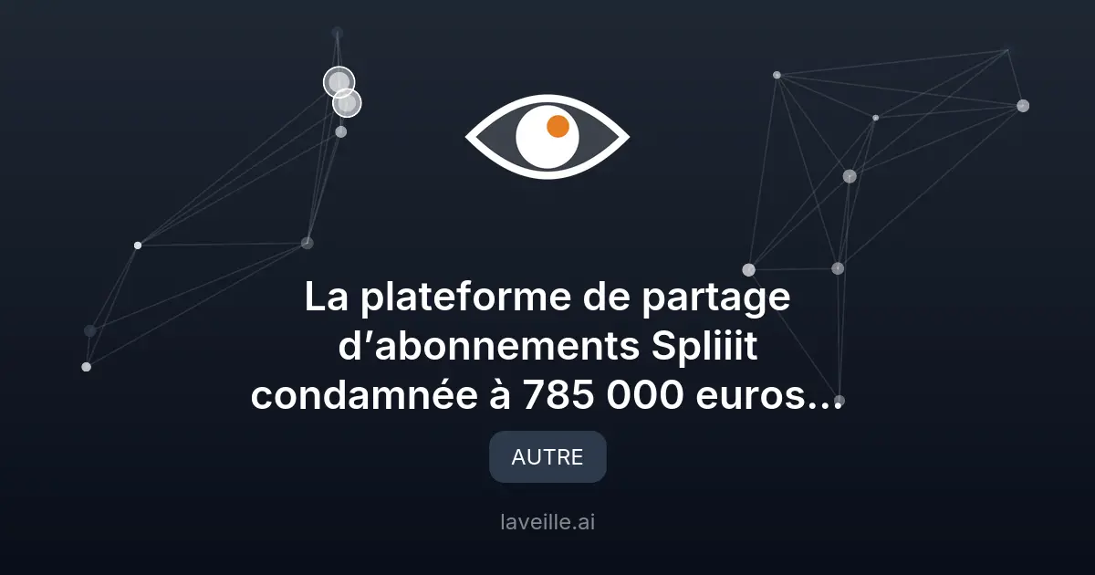 Spliiit condamnée à 785 000 euros