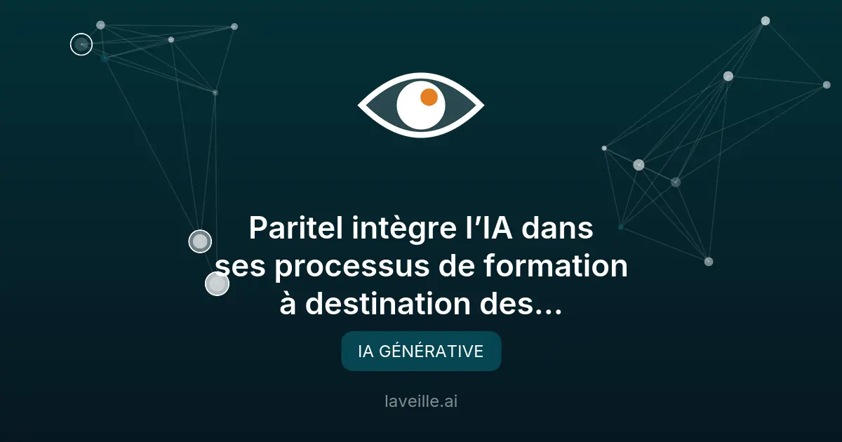 Paritel entraîne ses commerciaux avec des simulations de vente pilotées par IA