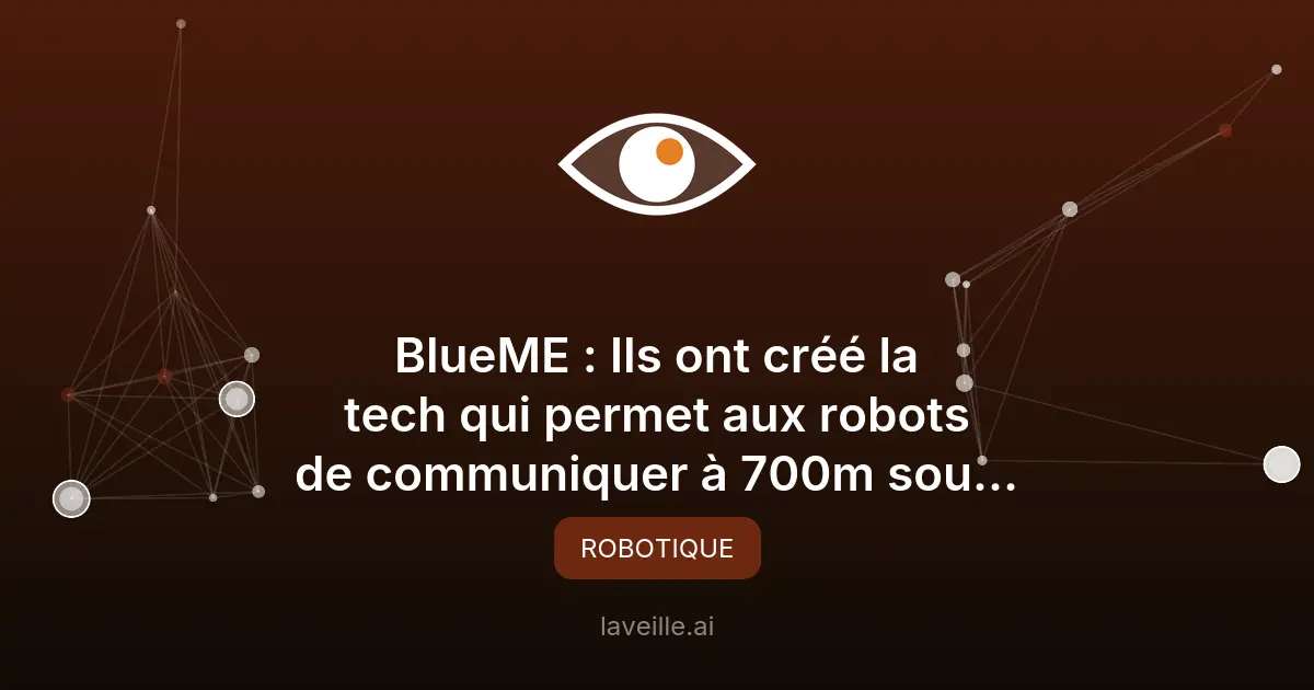 BlueME : la révolution des communications sous-marines