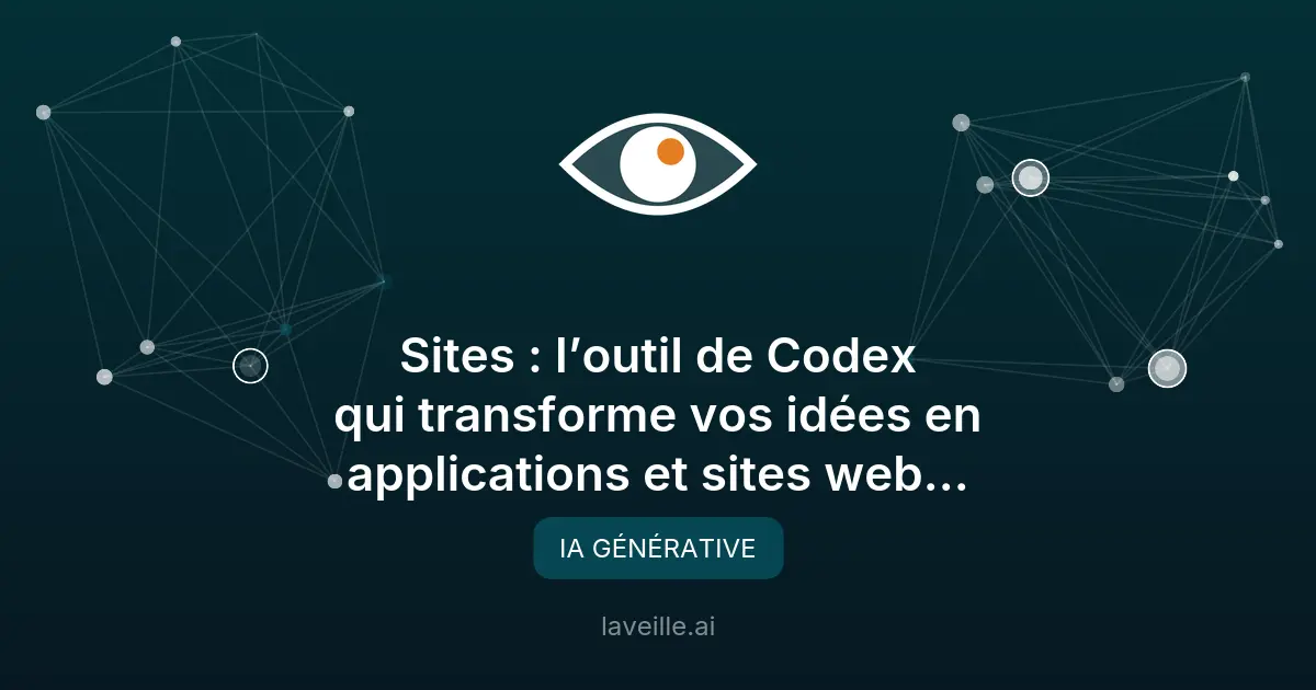 OpenAI lance Sites : générer des apps sans coder