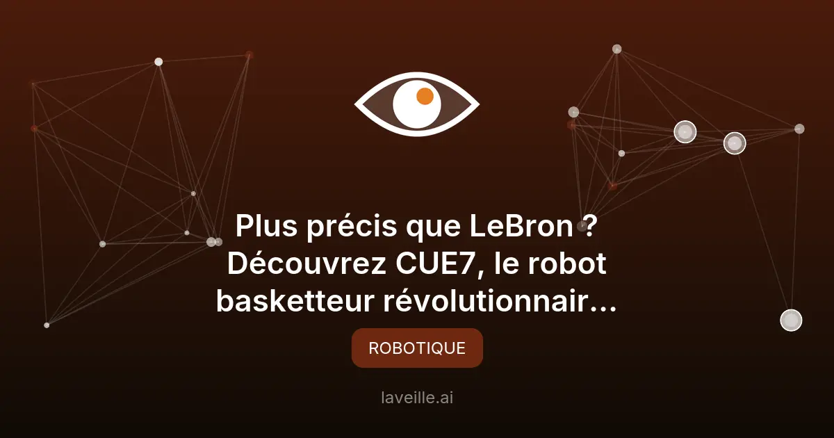 CUE7, le robot basketteur de Toyota révolutionnaire