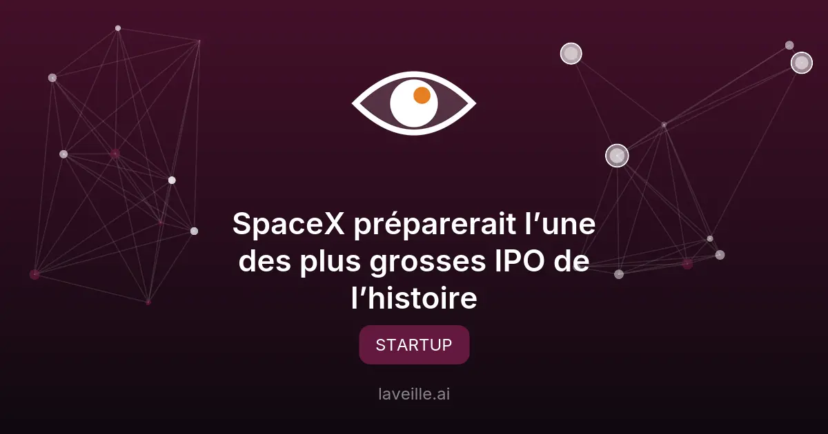 SpaceX prépare une IPO record de 1 750 milliards de dollars