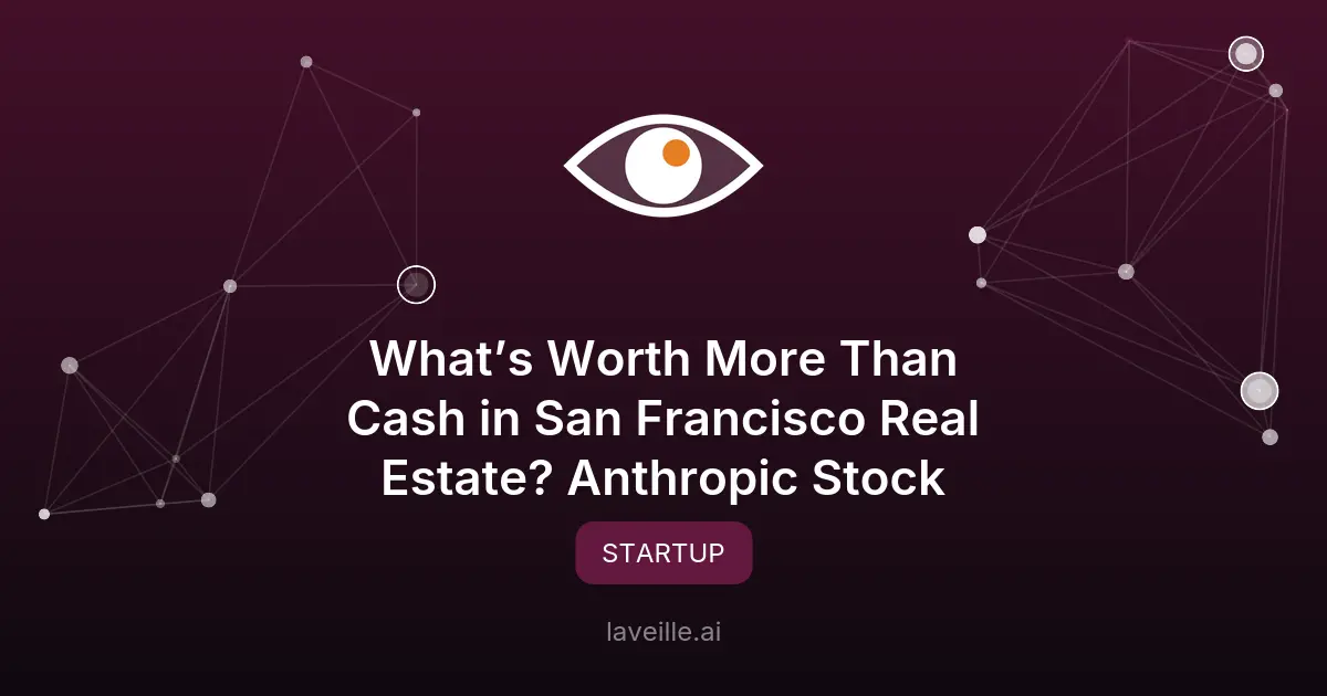 San Francisco: des maisons s'échangent contre des actions d'Anthropic