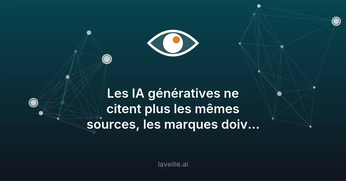 Évolution des sources dans les IA génératives