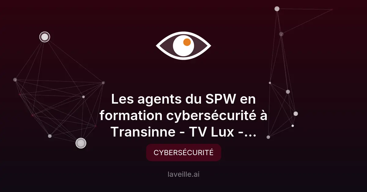 Formation cybersécurité pour agents publics en Wallonie