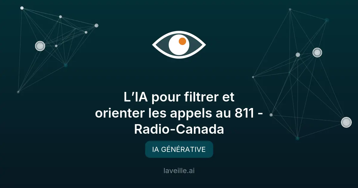 811 : l'IA québécoise Navig trie déjà les appels avant les infirmières
