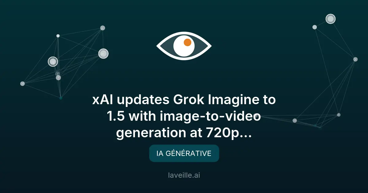 xAI lance Grok Imagine Video 1.5 pour générer des vidéos