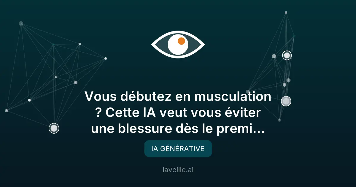 IA musculation : BioCoach corrige vos postures
