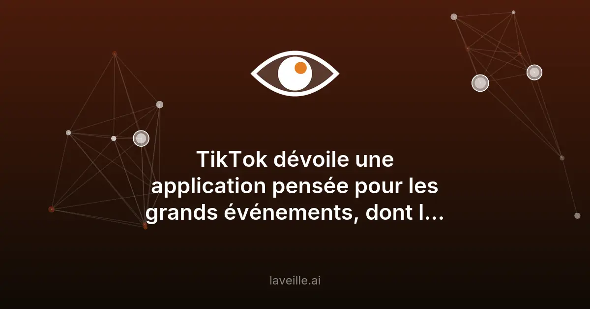 TikTok lance Pro Events pour la Coupe du monde 2026