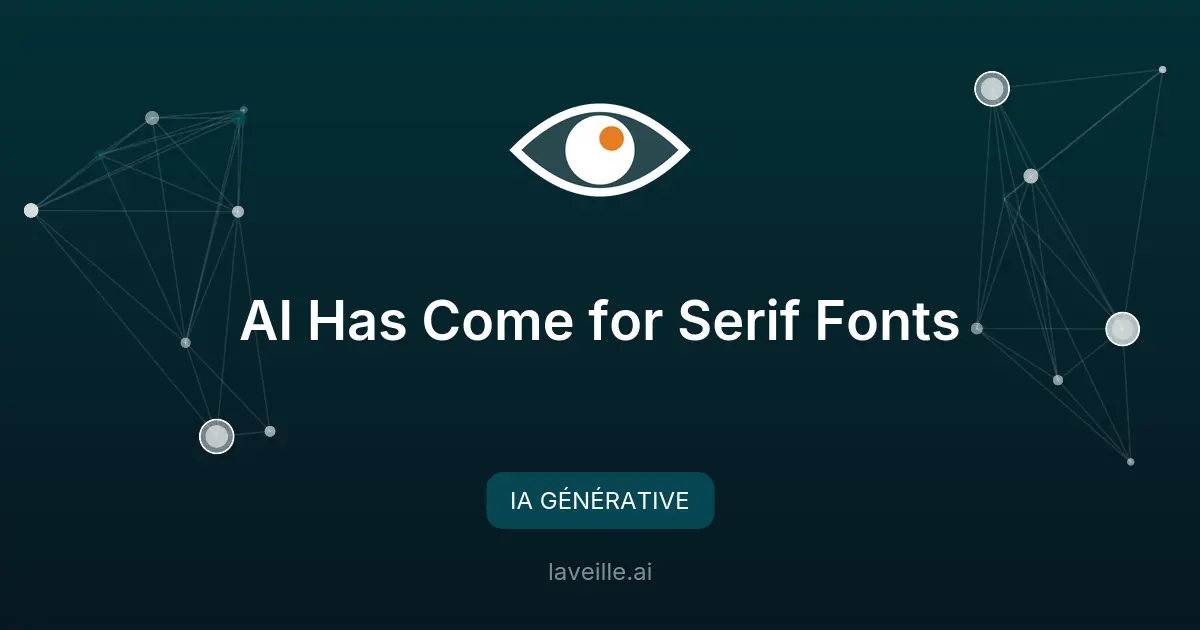 Pourquoi les IA adoptent les polices serif