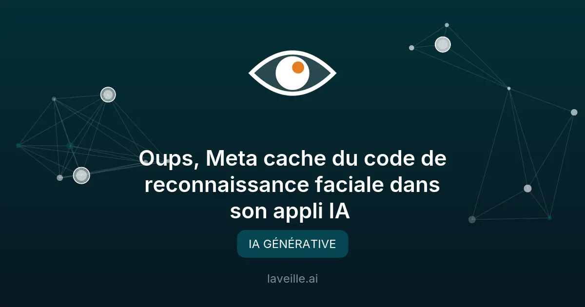 Meta cache une fonction de reconnaissance faciale