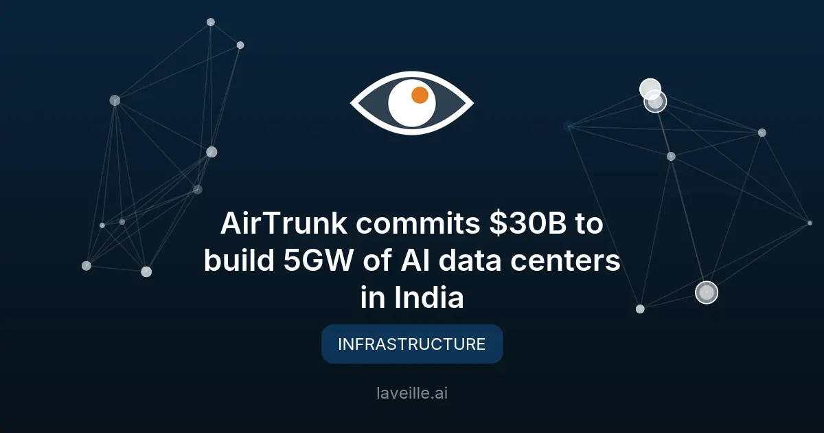 AirTrunk investit 30 milliards en Inde pour l'IA