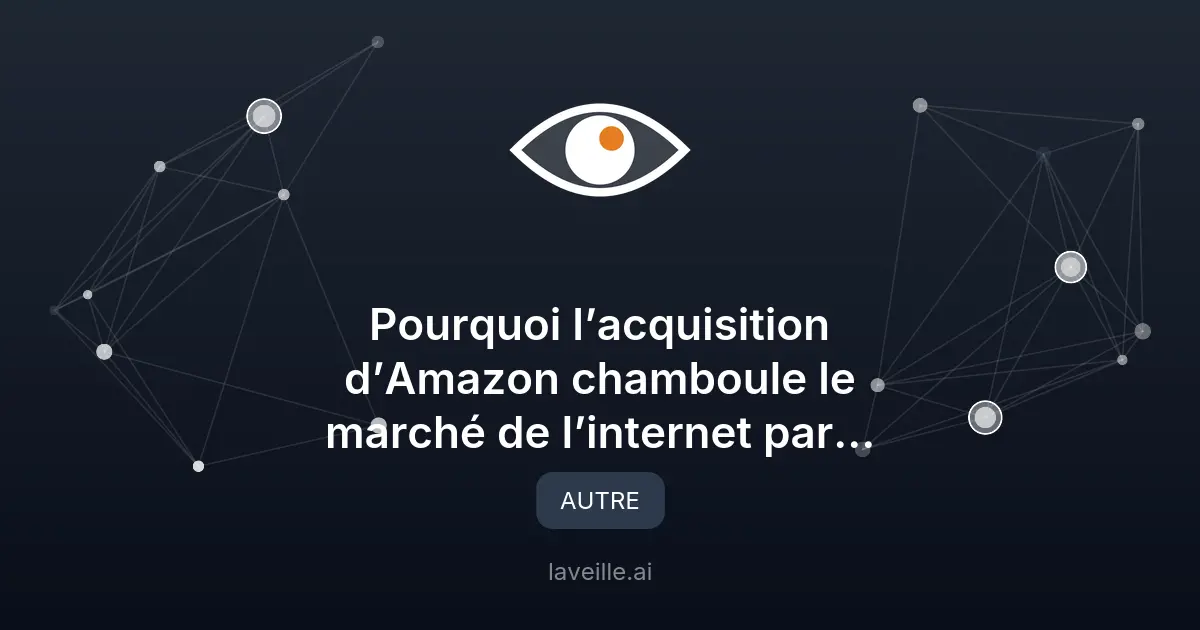 Amazon et Globalstar : Révolution dans l'internet par satellite