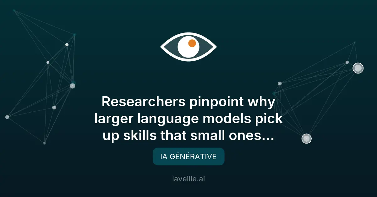 Pourquoi les grands modèles linguistiques apprennent mieux