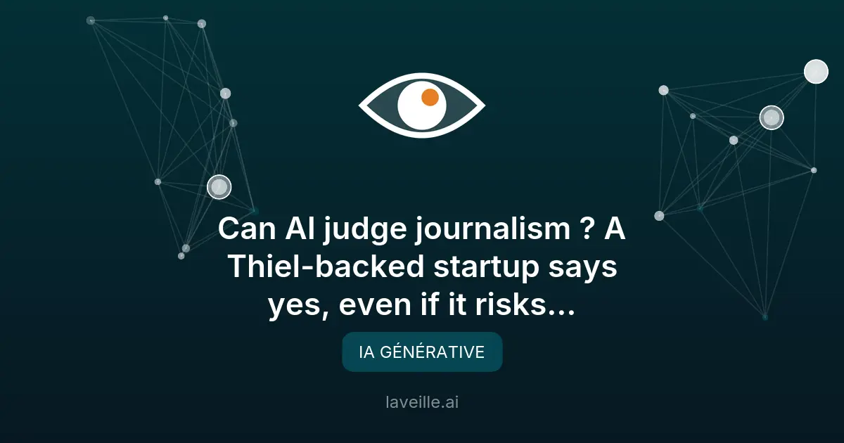 Objection : l'IA qui juge le journalisme