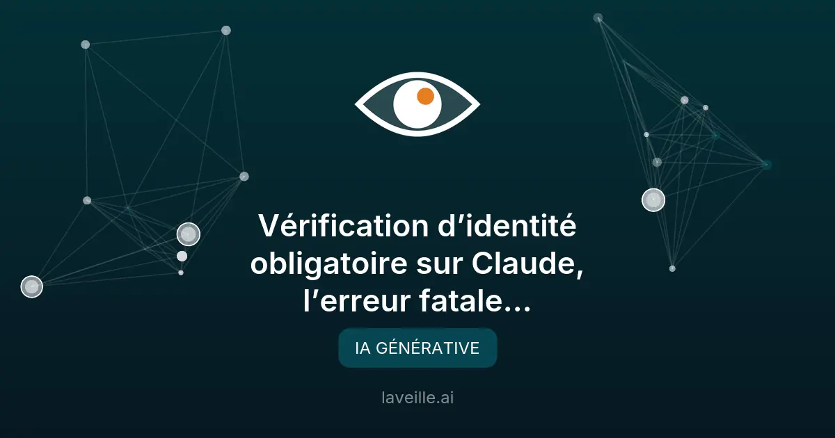 Claude exige une verification d'identite : ce que demande vraiment Anthropic