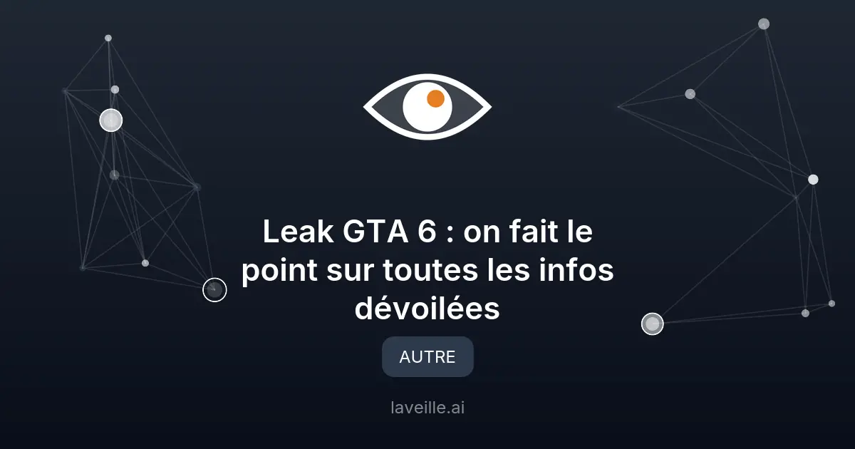 GTA 6 : toutes les infos sur le développement et la sortie