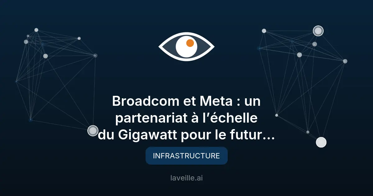 Partenariat Broadcom-Meta : Une infrastructure IA révolutionnaire