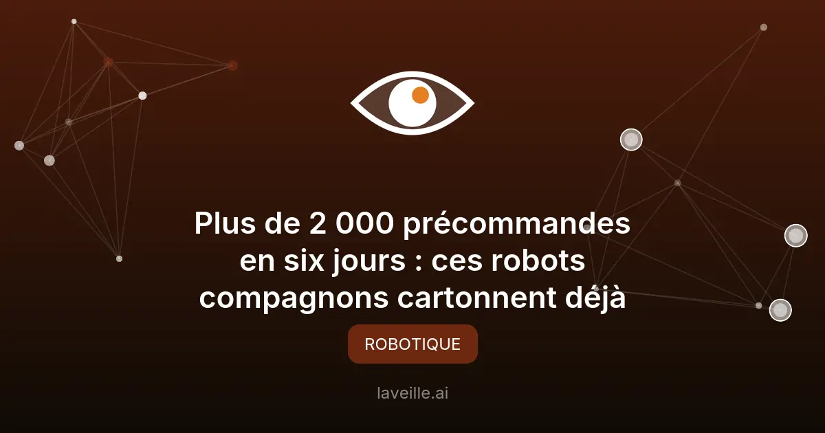 Robots compagnons UBTECH : plus de 2 110 précommandes en six jours pour le U1