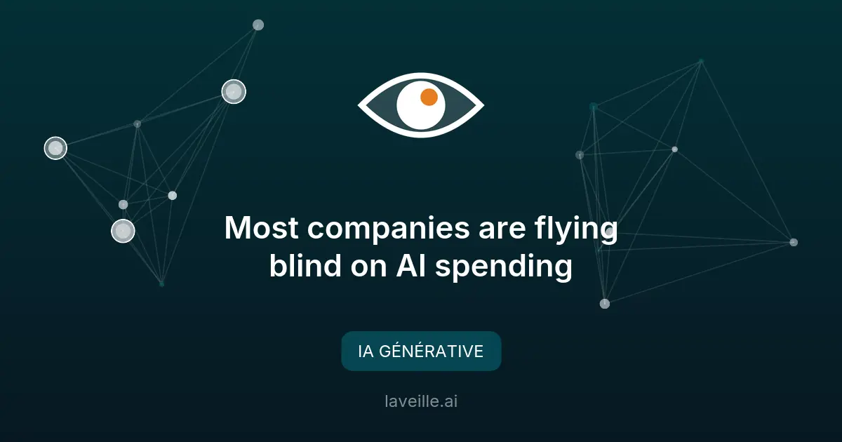 Coûts IA : seulement 26% des entreprises bien informées
