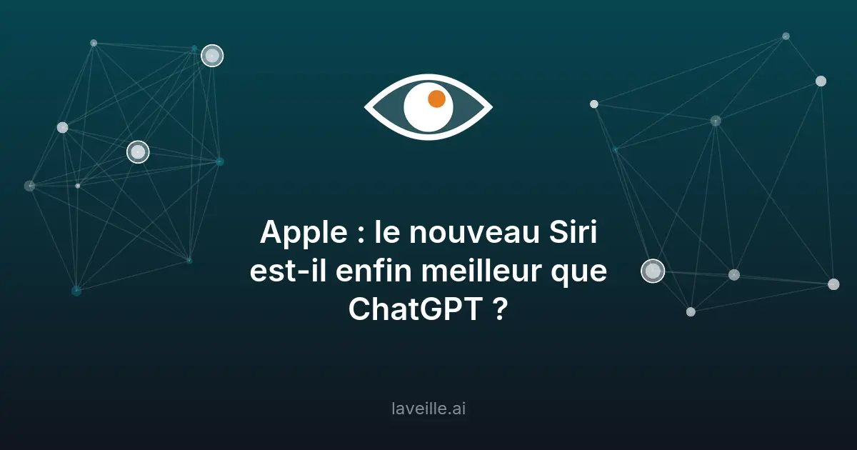 Siri AI : Apple rivalise-t-il enfin avec ChatGPT ?