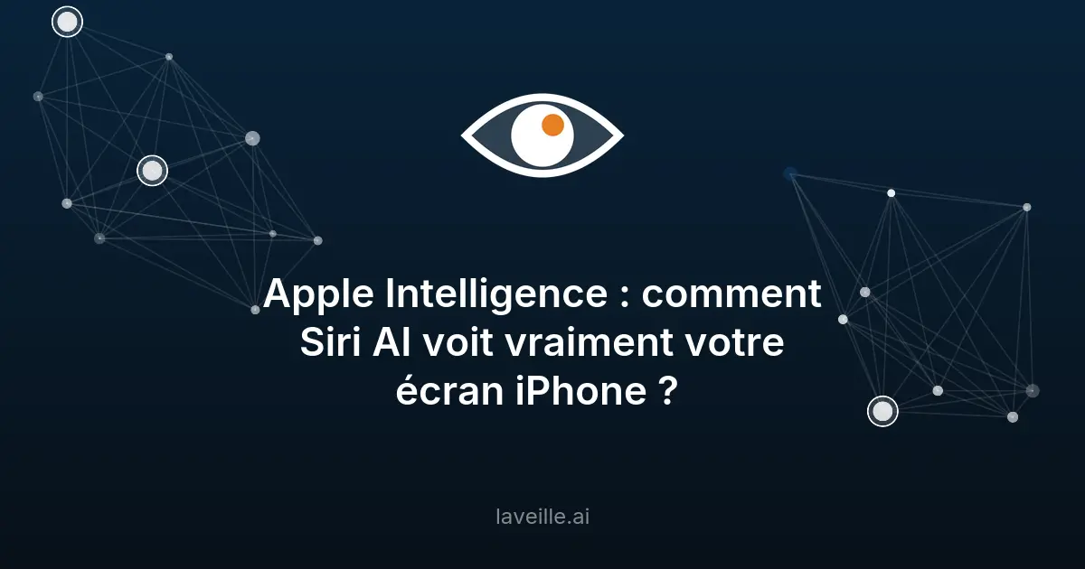 Siri AI lit votre écran iPhone : la révolution Apple
