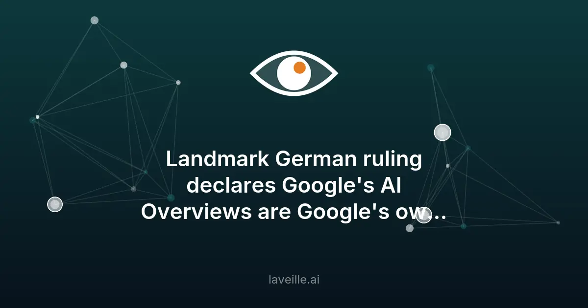 Google responsable des réponses de son IA selon un tribunal allemand