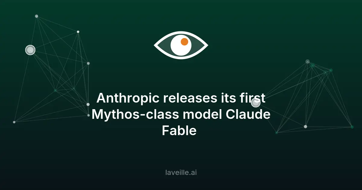 Anthropic lance Claude Fable 5, son IA la plus puissante