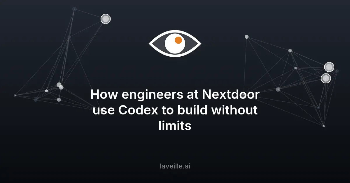Nextdoor utilise Codex et GPT-5.5 pour le dev