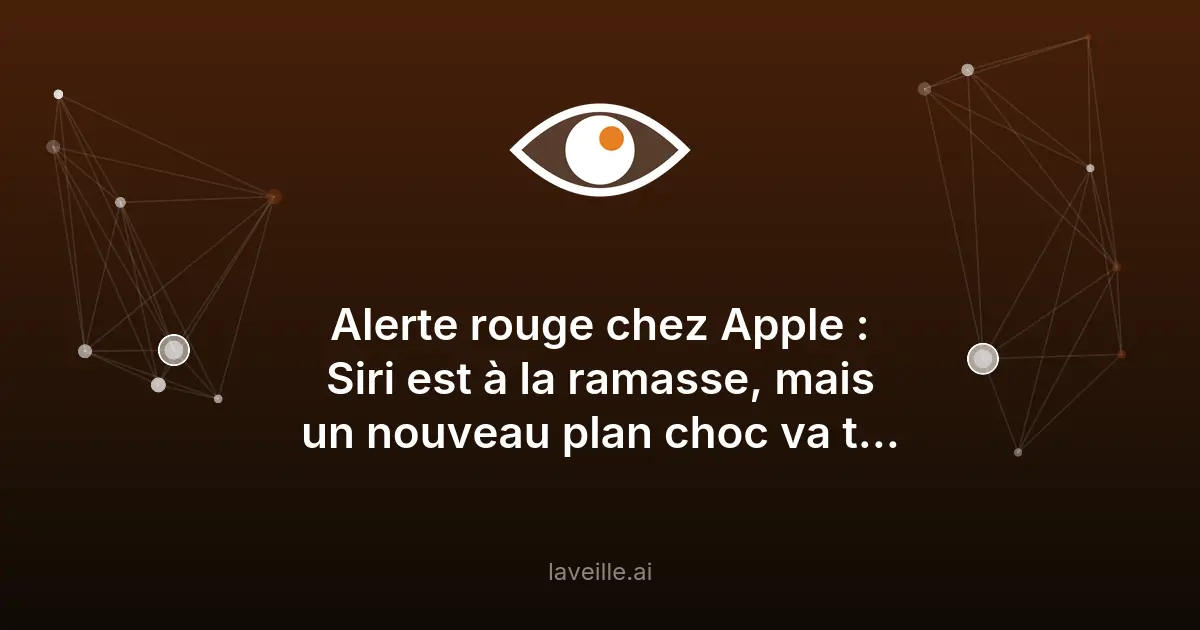 Apple mise sur Google Gemini pour relancer Siri