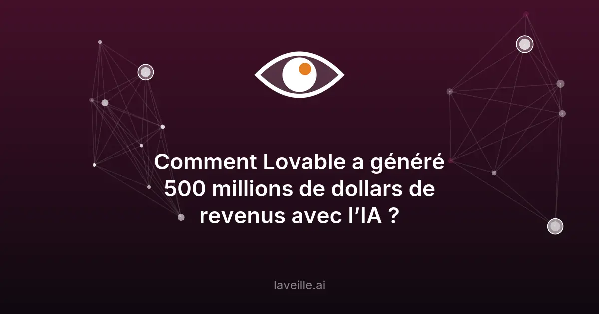 Lovable : 500M$ grâce à l'IA et au développement logiciel