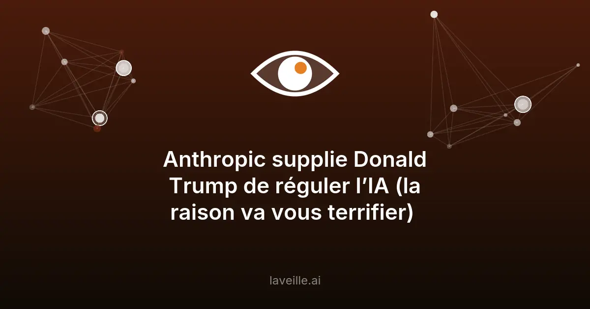 Anthropic propose une régulation des systèmes d'IA avancés