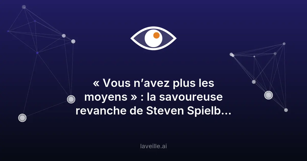 Steven Spielberg et son rejet par James Bond