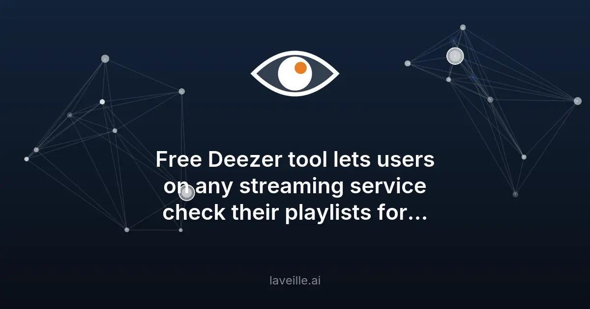 Deezer lance un détecteur de musique IA gratuit