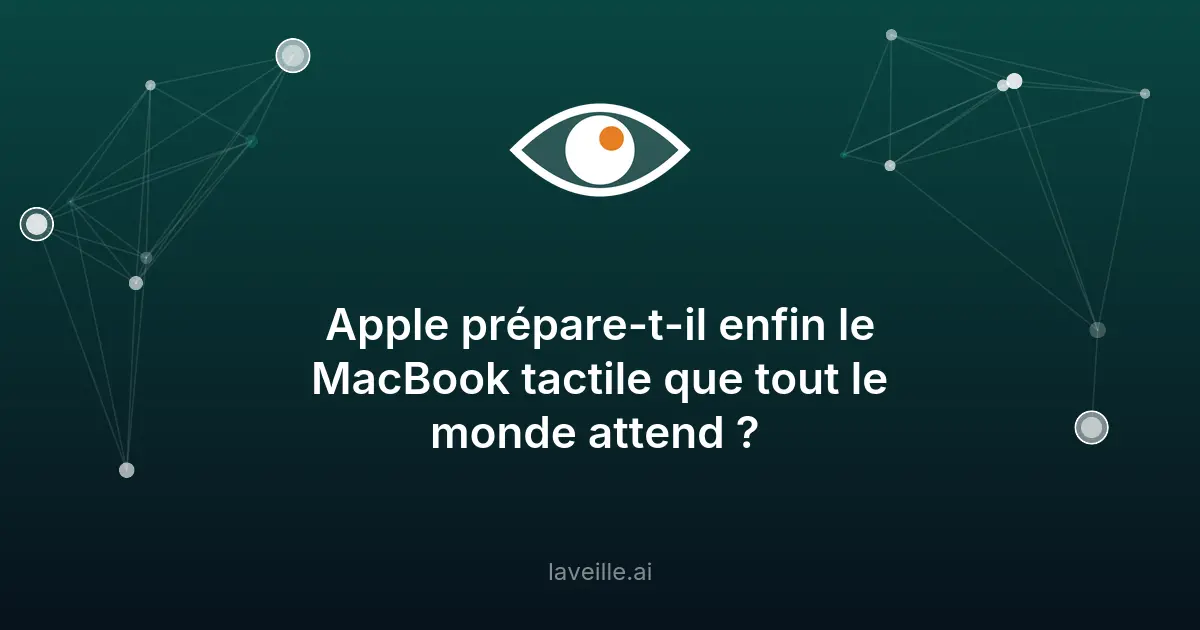 MacBook tactile : macOS Golden Gate prépare le terrain