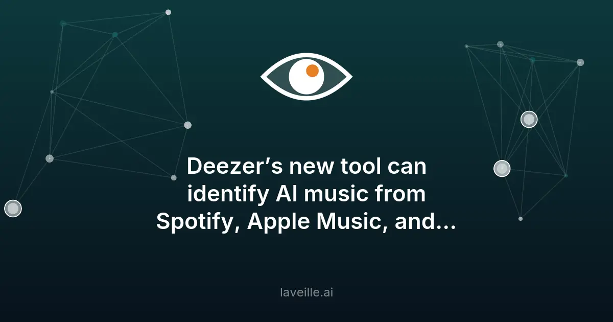 Deezer lance un détecteur de musiques générées par IA