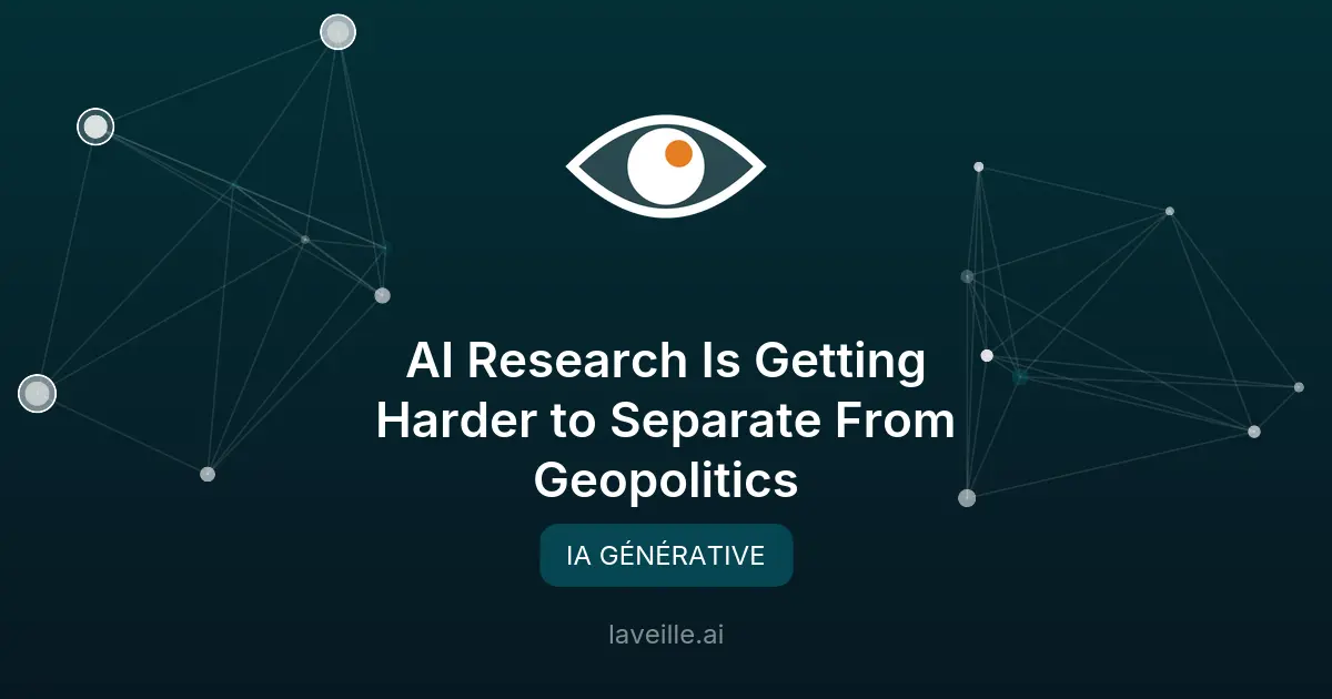 Recherche en IA : NeurIPS au cœur des tensions géopolitiques