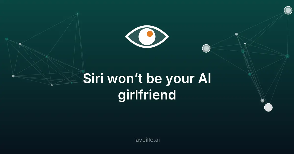 Apple conçoit Siri pour éviter la complaisance des chatbots