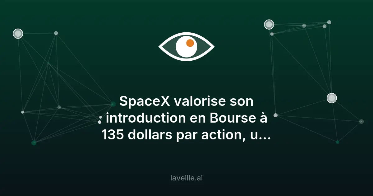 SpaceX : record mondial avec son IPO à 75 milliards de dollars