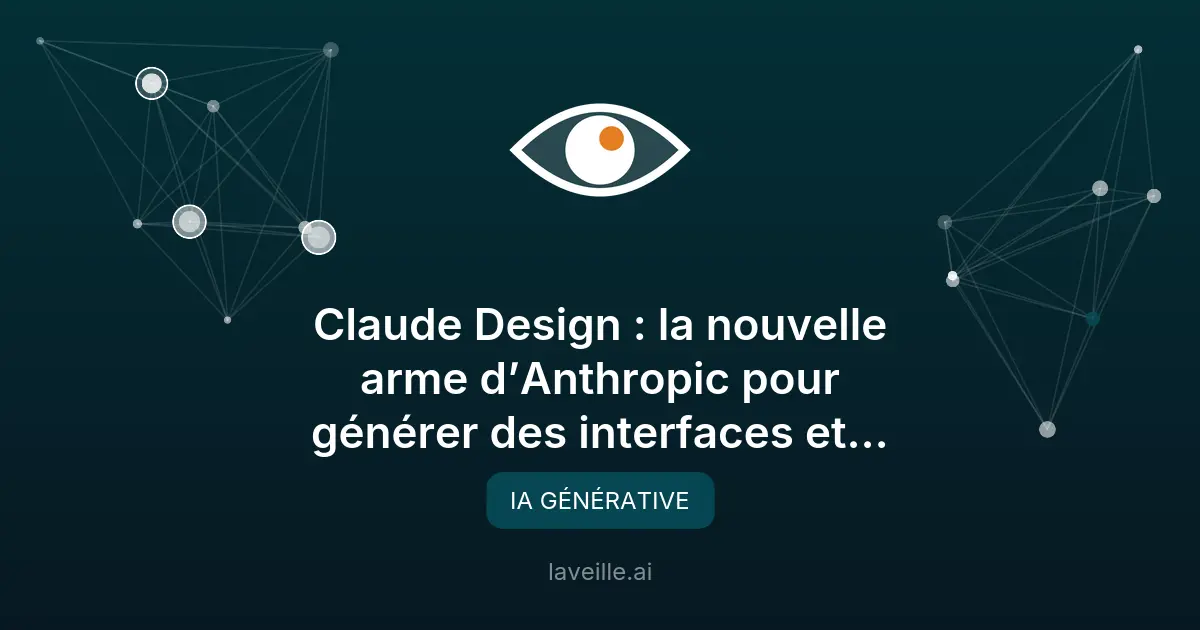Claude Design : l'IA qui génère vos interfaces en un clic