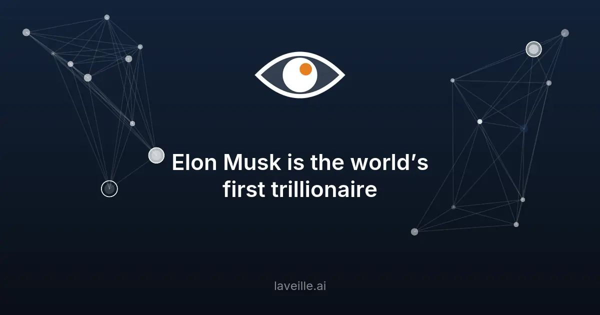 Elon Musk devient le premier trillionnaire grâce à SpaceX