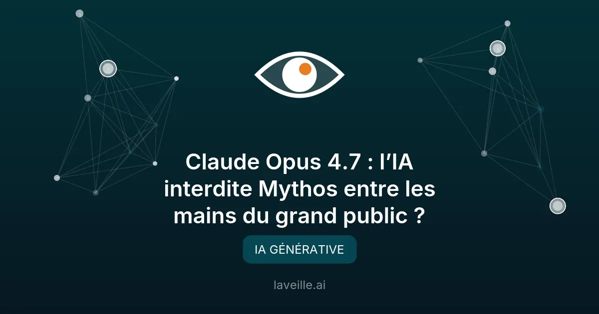 Claude Mythos : l'IA trop dangereuse pour le public