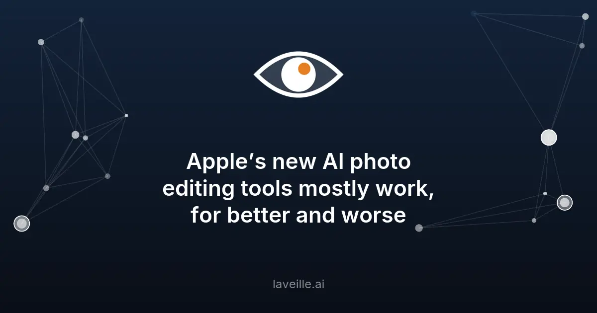 Apple révolutionne l'édition photo avec l'IA dans iOS 27