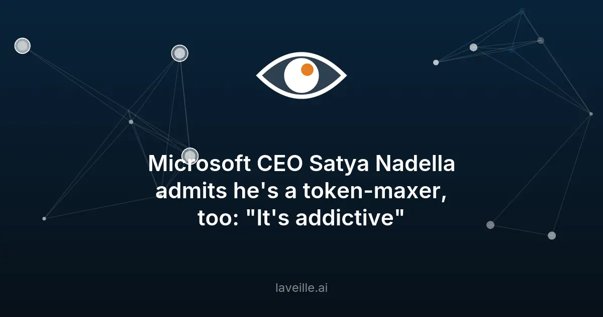Satya Nadella alerte sur les dangers du token-maxing en IA