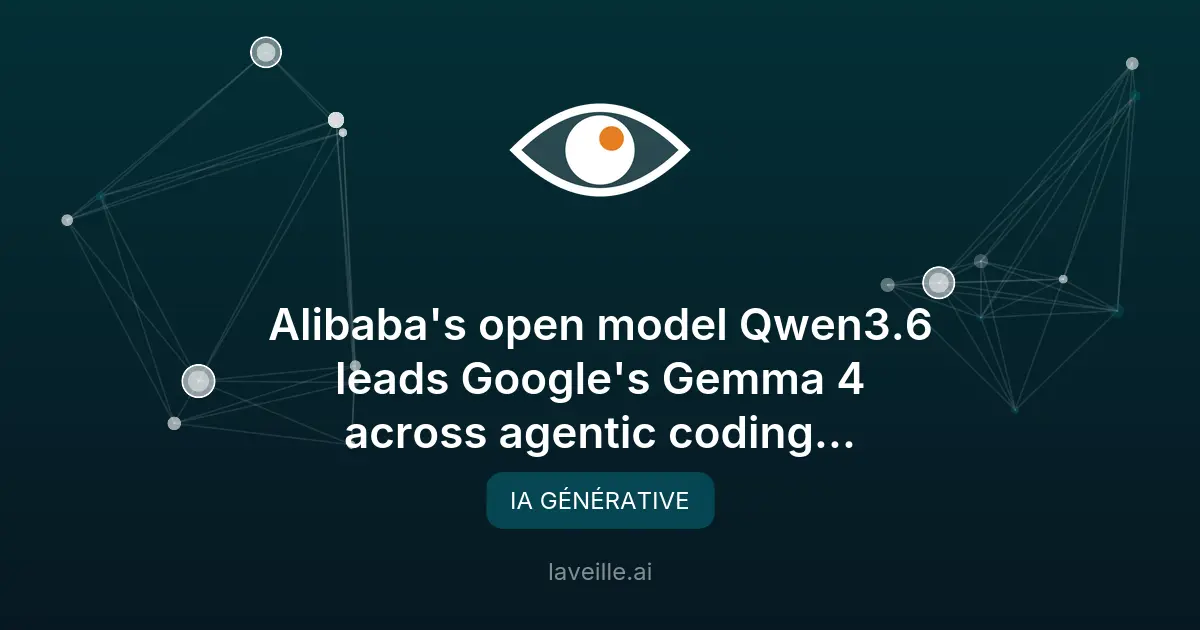 Qwen3.6 d'Alibaba surpasse Google Gemma 4 en codage IA