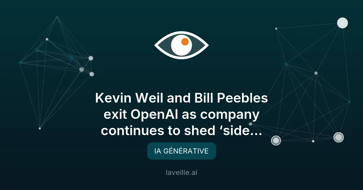 OpenAI recentre sa stratégie après des départs clés