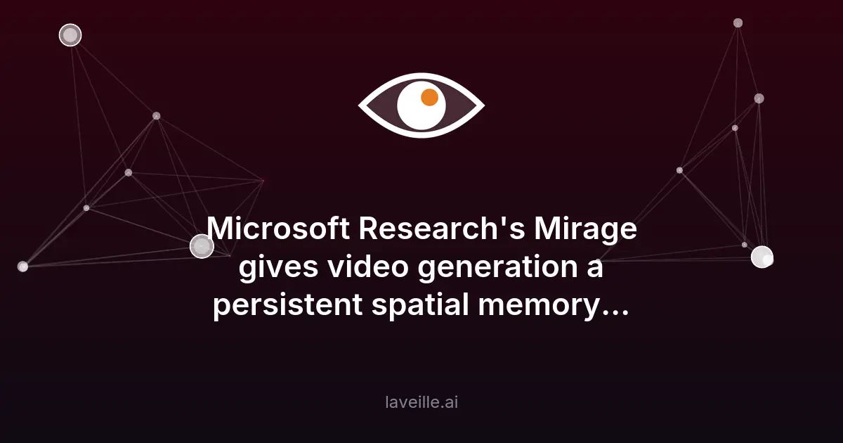 Mirage : Révolution dans la génération vidéo de Microsoft