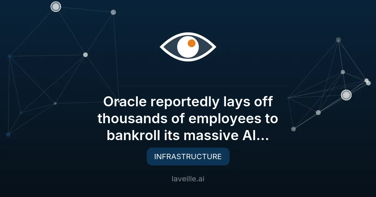 Oracle investit massivement en IA avec des milliers de licenciements