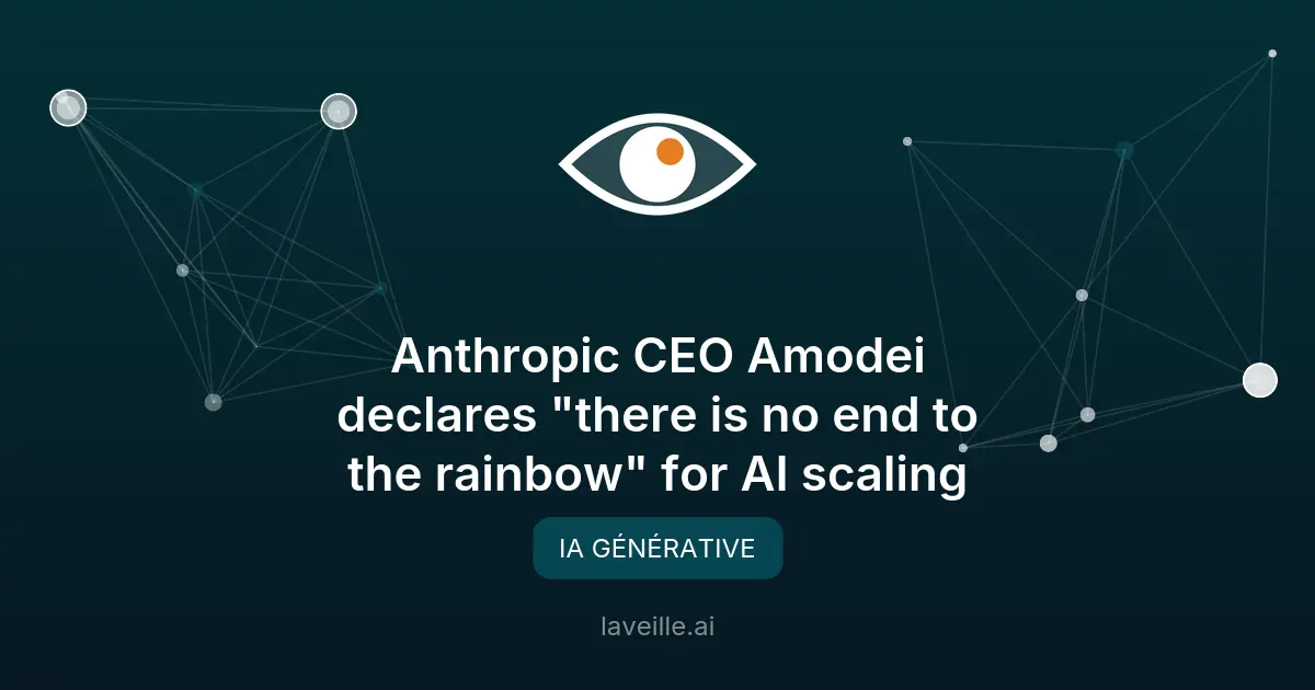 L'avenir des modèles d'IA selon Dario Amodei